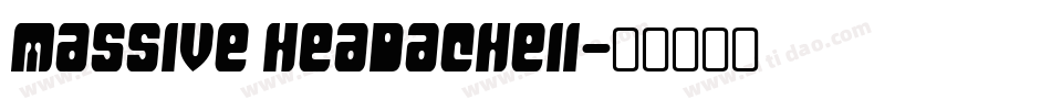 Massive HeadacheII字体转换